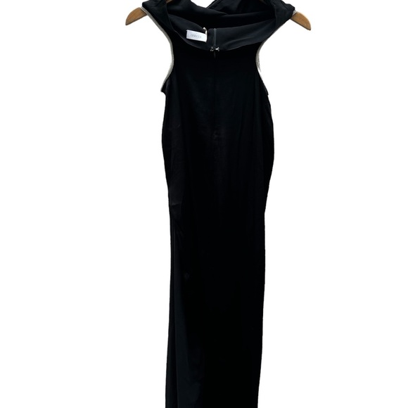 Meshki LAWRY Diamante Cut Out Maxi Dress Black NWT Size Medium - Picture 14 of 15